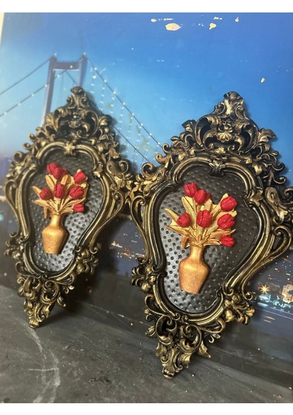 Tasarım 2li Duvar Tablo 42CM fırsatları