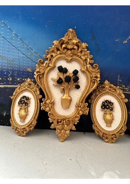 Dekoratif 3lü Duvar Süsü , Özel Tasarım El Yapımı Tablo modelleri