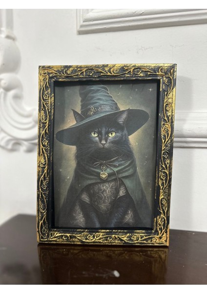 Kedi Tablo Vintage Tarzı Dekopaj Tablo 20CM fiyatları