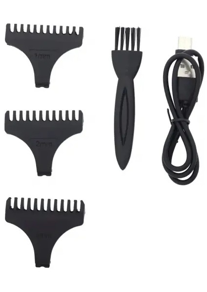 Powertec TR-1220 Pro USB Şarjlı T Bıçak Saç Sakal Vücut Kıl Tüy Alma Kadın Erkek Epilasyon Tıraş Makinesi