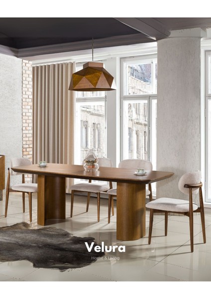 Bella Yemek Odası Takımı (Yemek Masası + 4 Adet Sandalye)