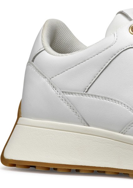 Kadın Beyaz D Amabel A - Nappa Bağcıklı Deri Sneaker D45MDA00085C1000