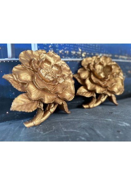 Dekoratif Duvar Gül Şakayık 2li Set fiyatları