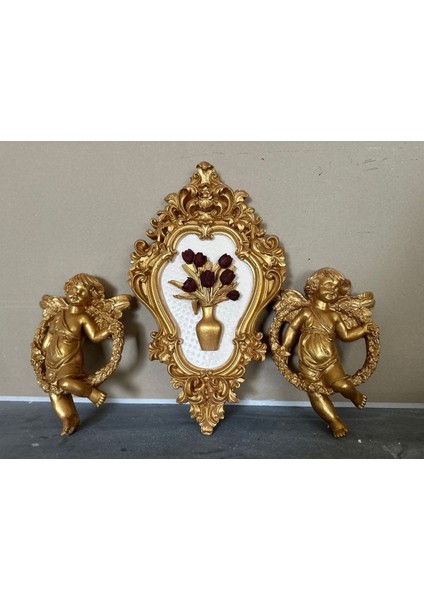 Melek Biblo Duvar Tablosu Melek ve Çiçekli Duvar Tablosu indirimleri