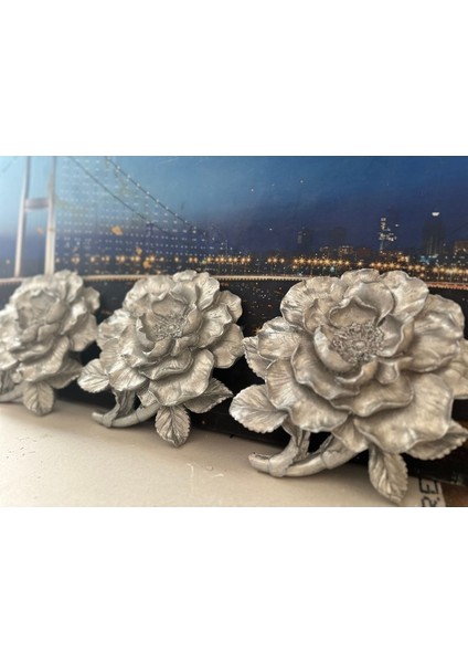 Duvar Çiçek 3 Lü Dekoratif Şakayık Duvar Çiçek fiyatları