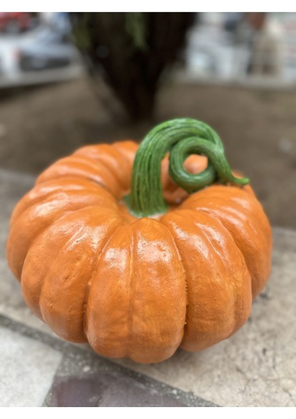 Bal Kabağı Heykeli , Dekoratif Büyük Boy Bal Kabağı Biblo 30CM