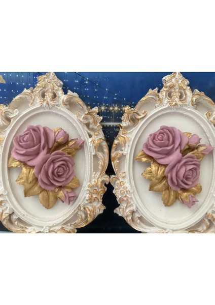 Gül Tablo 25CM 2li Tablo fiyatları