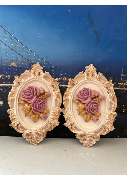 Gül Tablo 25CM 2li Tablo fırsatları