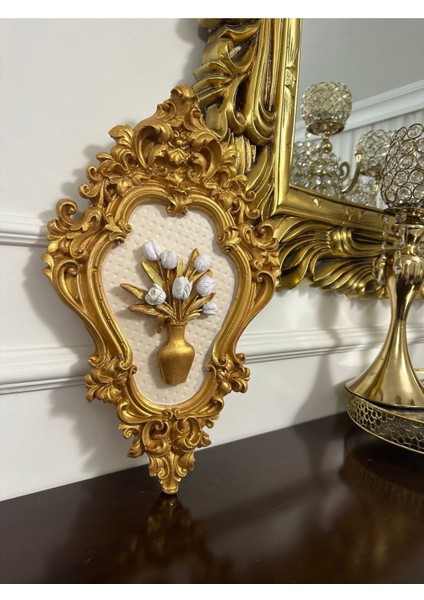 Dekoratif Çiçekli Tablo 3 Lü Set Duvar Dekorasyon fırsatları