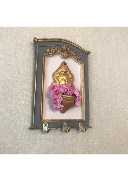 Duvar Anahtar Askısı , Özel Tasarım Dekoratif Çiçekli Anahtarlık fırsatları