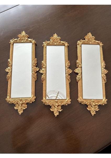 Gold 3 Lü Dekoratif Duvar Aynası indirimleri