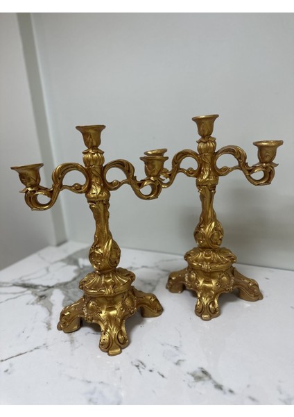 Şamdan 2 Li Dekoratif modelleri