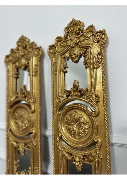 Şık Uzun Dekoratif 2 Li Duvar Aynası modelleri