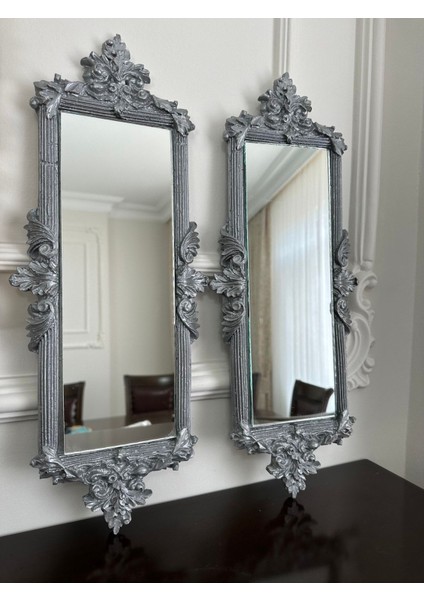 Gümüş 2li Ayna 45CM modelleri