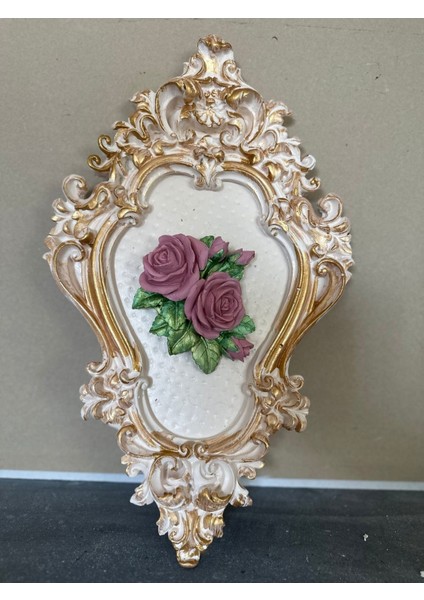 Duvar Tablo Gül Detaylı Tablo 42CM