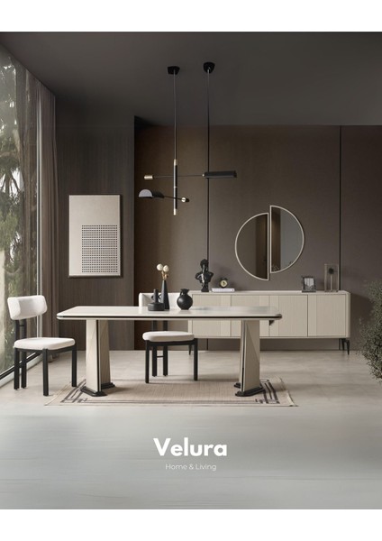 Venti Siyah Yemek Odası Takımı (Yemek Masası + 4 Adet Sandalye) modelleri