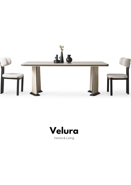 Venti Siyah Yemek Odası Takımı (Yemek Masası + 4 Adet Sandalye) indirimleri