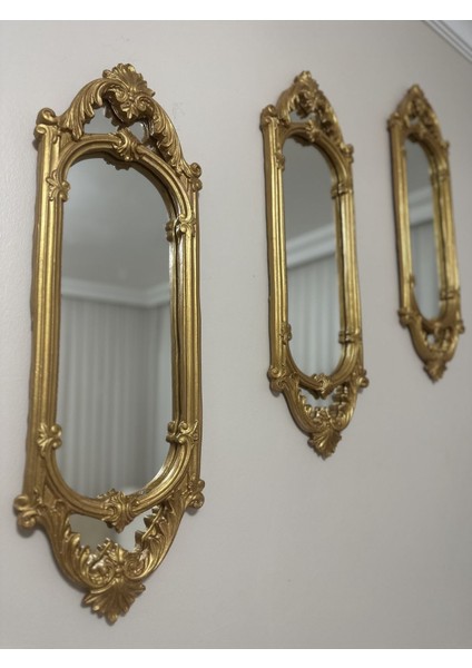 Şık Uzun Dekoratif Ayna 3 Lü Set 70 cm fiyatları
