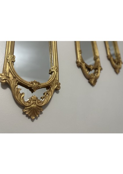 Şık Uzun Dekoratif Ayna 3 Lü Set 70 cm modelleri