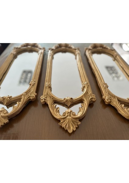 Şık Uzun Dekoratif Ayna 3 Lü Set 70 cm indirimleri