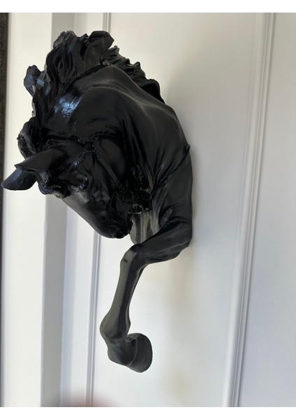 Polyester At Kafası , Dekoratif Duvar Biblosu