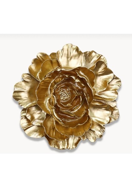 Lotus Dekoratif Çiçek Altın