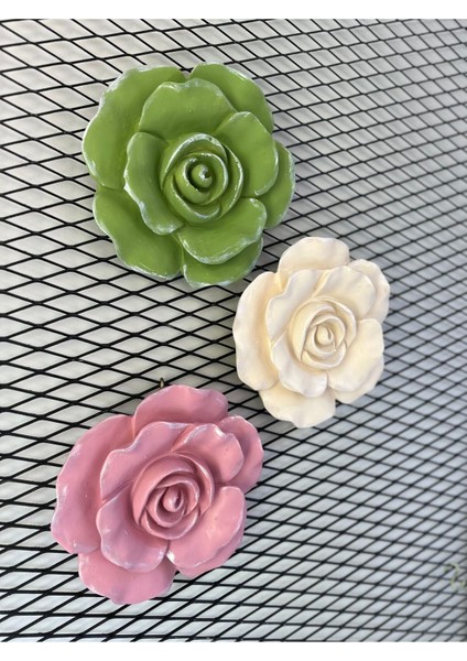 Duvar Gülü Çiçekli 3 Lü 25 cm modelleri