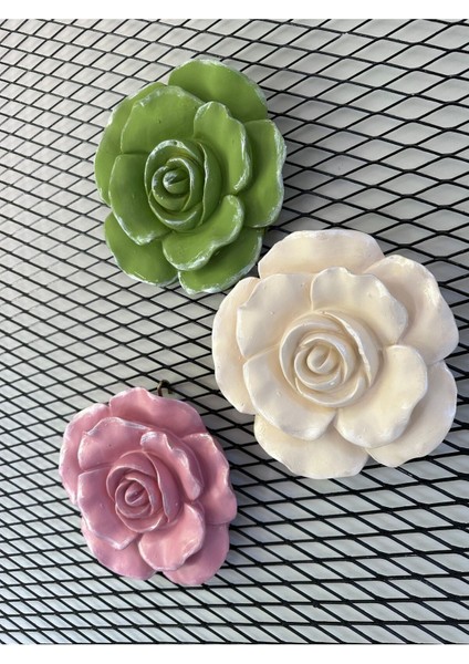 Duvar Gülü Çiçekli 3 Lü 25 cm fırsatları