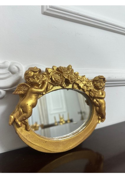 Melek Detaylı Duvar Masa Aynası fiyatları