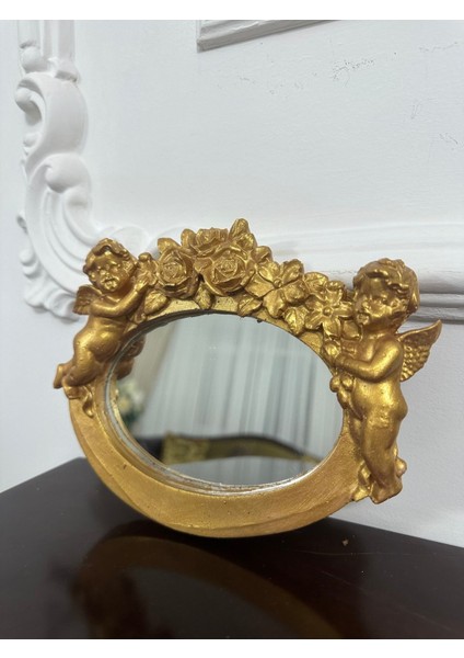 Melek Detaylı Duvar Masa Aynası fırsatları