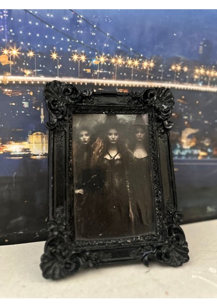 Vintage Gotik Çerçeve 20CM Cadılar Bayramı