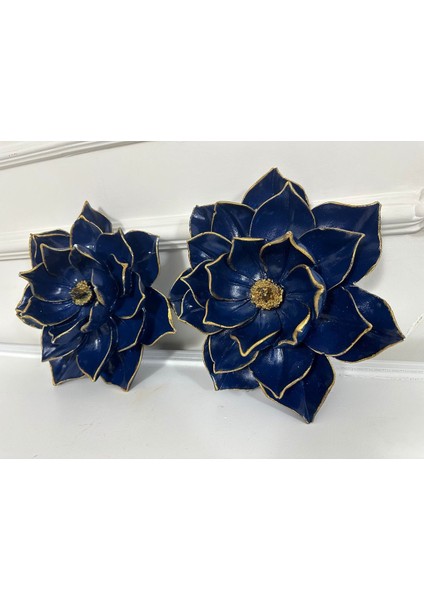 Lotus Çiçek 2li Set Masa Duvar Dekoratif Çiçek 30CM
