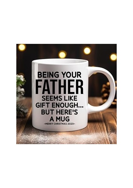 Print Dore Baban Olmak Komik Hediye Kupa, Kahve Kupa, Hediye Kupalar, Ingilizce Kahve Kupa