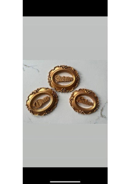 El Yapımı Duvar Masa Tablo 13CM , Sabret Dua Et ,şükret 3lü Set