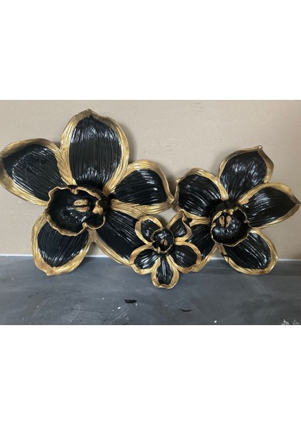 Dev Orkide Çiçek Duvar 3lü Set Büyük Boy 54 cm Orta Boy 42 cm Küçük 24CM fiyatları