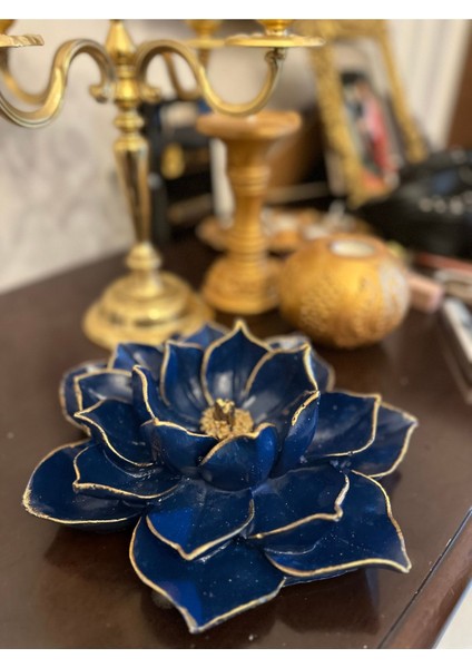 Lotus Çiçek 2li Set Masa Duvar Dekoratif Çiçek 30CM