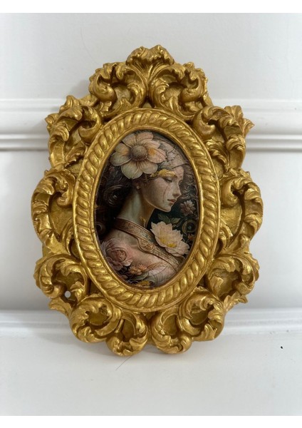 Vintage Tarzı El Yapımı Dekopaj Tablo 22 cm fiyatları