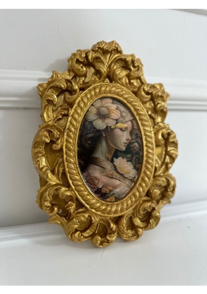 Vintage Tarzı El Yapımı Dekopaj Tablo 22 cm fırsatları