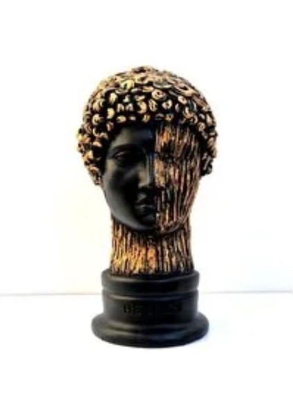 Hermes Siyah Turuncu Boyalı 28CM