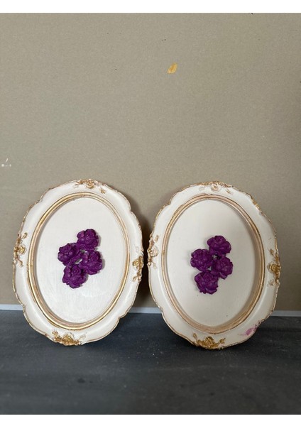 Gül Tasarım Tablo 2li 22CM fiyatları