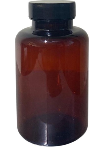 250 ml Kahverengi Tablet Şişesi Siyah Kapak, 50 Adet, Tablet Şişesi, Ecza Şişesi, Kozmetik Şişe