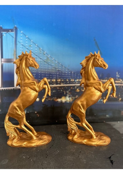 At Biblo 2li Şahlanan At Heykel modelleri