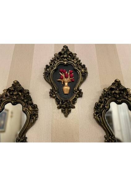 Dekoratif Duvar Tablo ve Ayna Özel Tasarım 3 Lü fırsatları