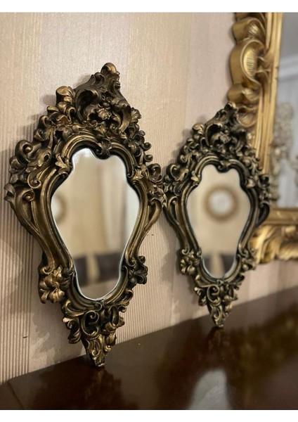 Çerçeveli Modern Ayna 2 Li , Dekoratif Duvar Aynası 2 Li