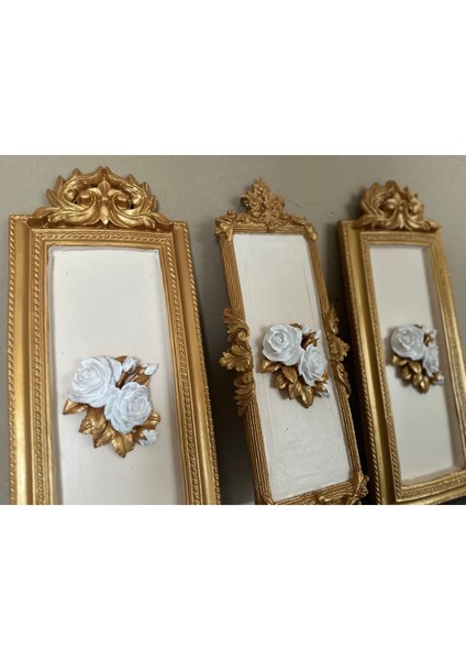 Çiçekli 3 Lü Duvar Tablosu modelleri