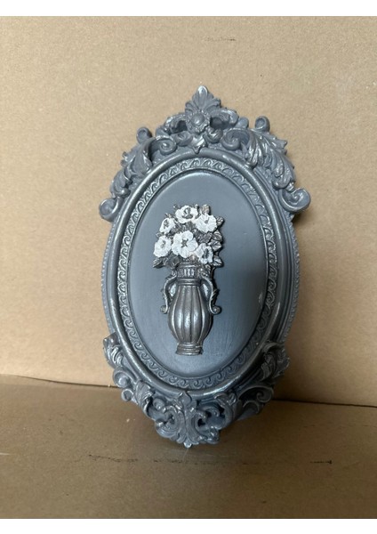 Çiçekli Dekoratif Duvar Tablosu 3 Lü Set 22CM fırsatları