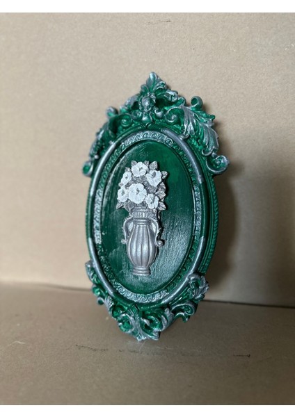 Çiçekli Dekoratif Duvar Tablosu 3 Lü Set 22CM indirimleri