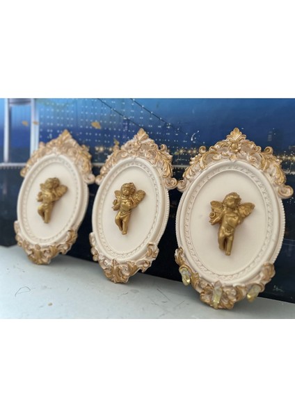 Melek Duvar Tablo 3lü Set 22CM fiyatları