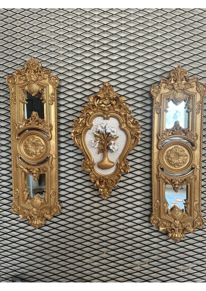 Ayna ve Tablo 3lü Set , El Yapımı 3lü Duvar Tablo fiyatları