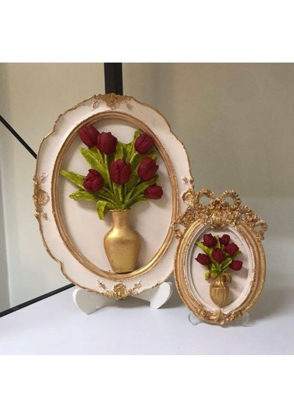 Çiçekli Çerçeveli 2 Li Tablo Takımı fiyatları